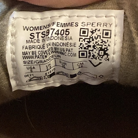 Sperry top sider boat shoes size 5 - Picture 6 of 7